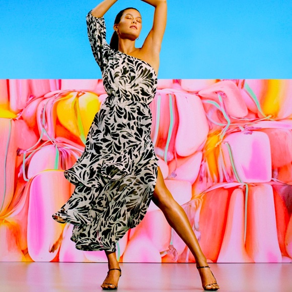 Alexis x Target LIMITED Botanic Shoulder Dress 3X - Picture 1 of 16